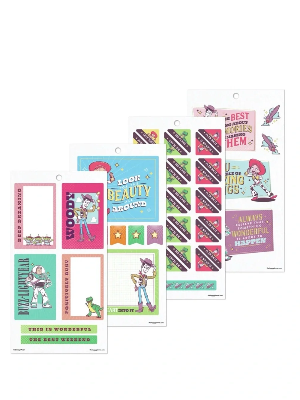 Toy Story Happy Planner 393 Stickers -Ret $28